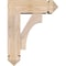 Ekena Millwork Westlake Arts and Crafts Smooth Bracket w/ Offset Brace, Douglas Fir, 5 1/2"W x 14"D x 18"H BKT0604X14X18WTL03SDF - alternate 4